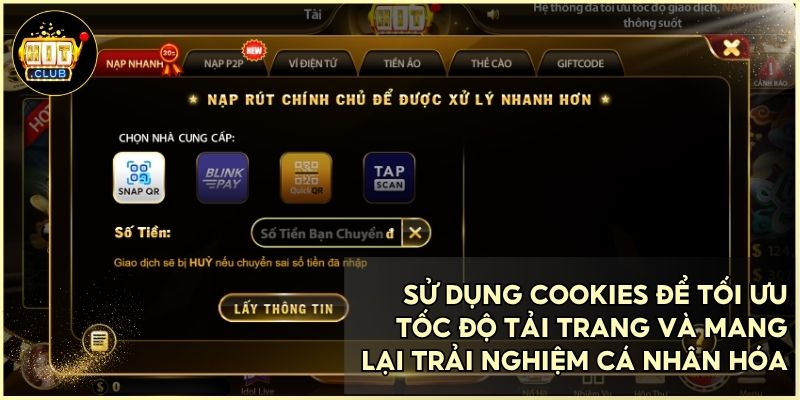Quản lý thiết lập Cookies giúp bạn cá nhân hóa mọi trải nghiệm trên website của hitclub