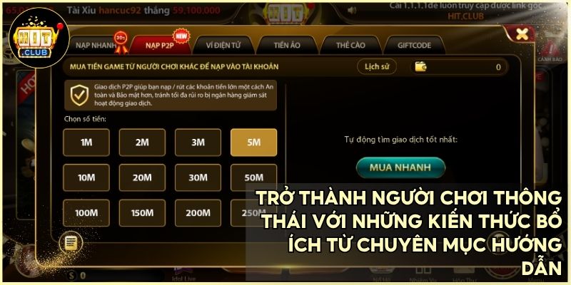 Nâng cao cơ hội chiến thắng và bảo mật tài khoản cùng bộ cẩm nang Hitclub