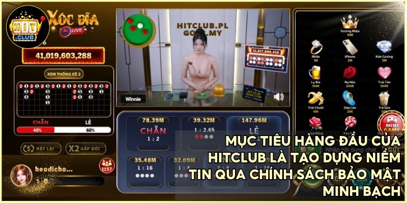 hitclub cam kết bảo vệ quyền riêng tư và lợi ích hợp pháp của toàn thể hội viên